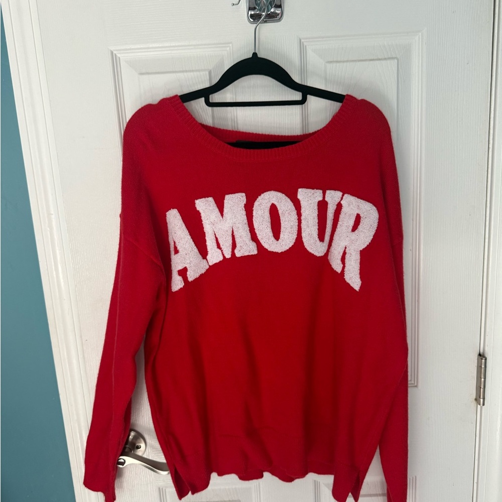 32 Degrees Red Amour Sweater